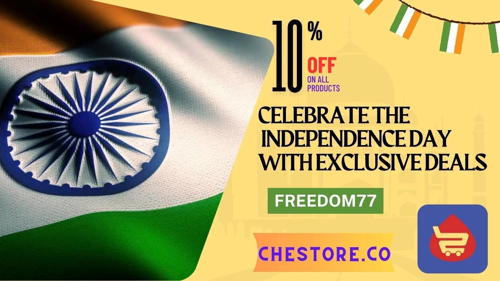 Happy Independence Day from Chestore.co – Celebrate Freedom with Exclusive Offers! - Chestore