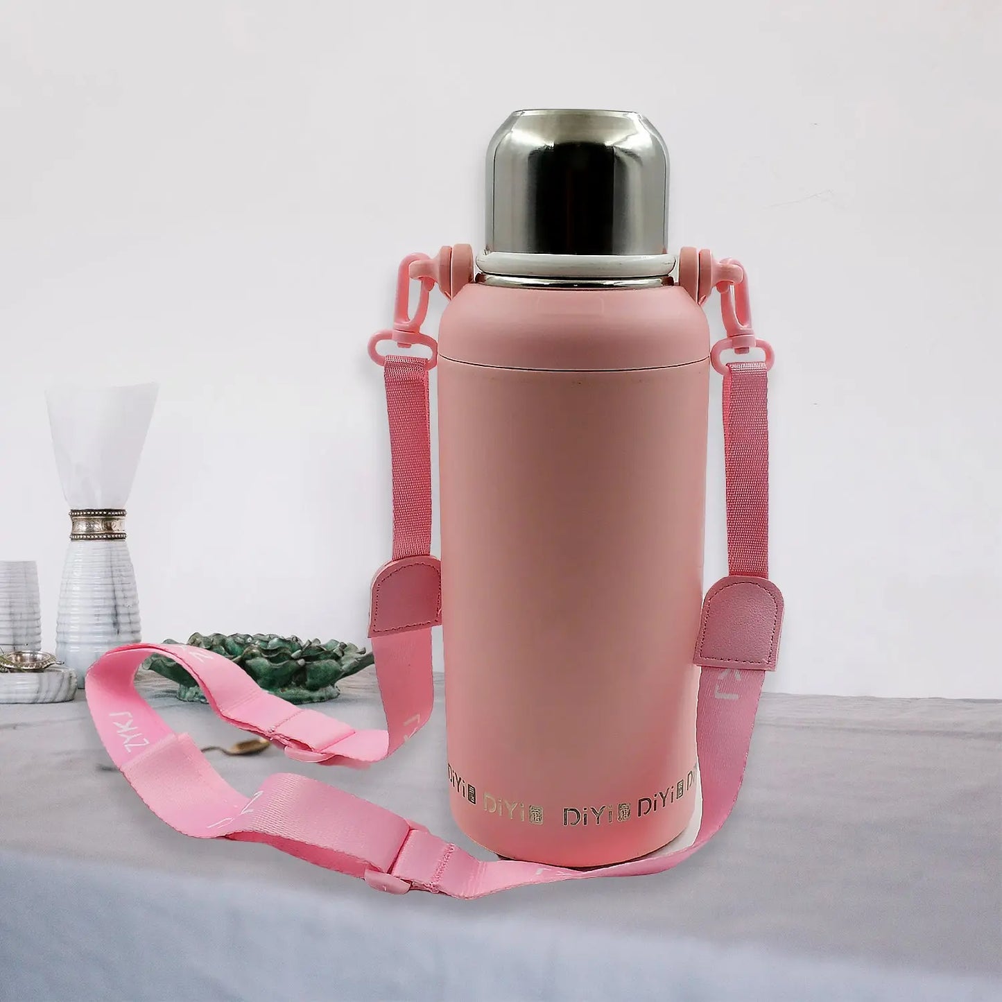 1.3L Stainless Steel Tumbler – Vacuum Insulated, Leak - Proof Travel Bottle with Handle - Chestore