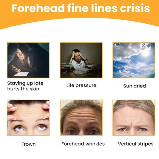 Forehead Wrinkle Patches Face Wrinkle Patches (10 Pcs Set) - Chestore