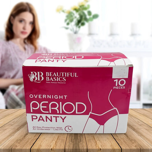 Women's Emergency Travel Kit – 10 - in - 1 Feminine Hygiene & First Period Kit with Underwear, Pantyliner & More - Chestore