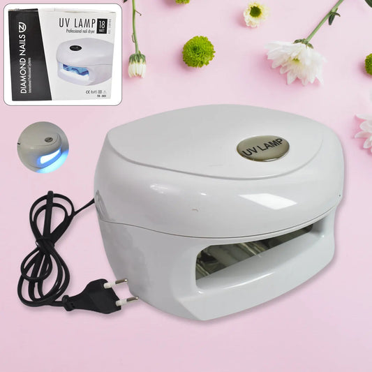 18w Led Uv Lamp Nail Dryer Gel Nail Lamp Nail Polish Curing Lamp (1 Pc) - Chestore