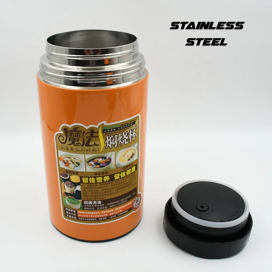 1L Stainless Steel Water Bottle – Leak - Proof, BPA - Free with Foldable Spoon & Handle - Chestore