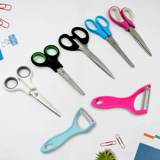 Multipurpose Stainless Steel Kitchen Scissors & Peeler Set | 2 - Piece Combo - Chestore