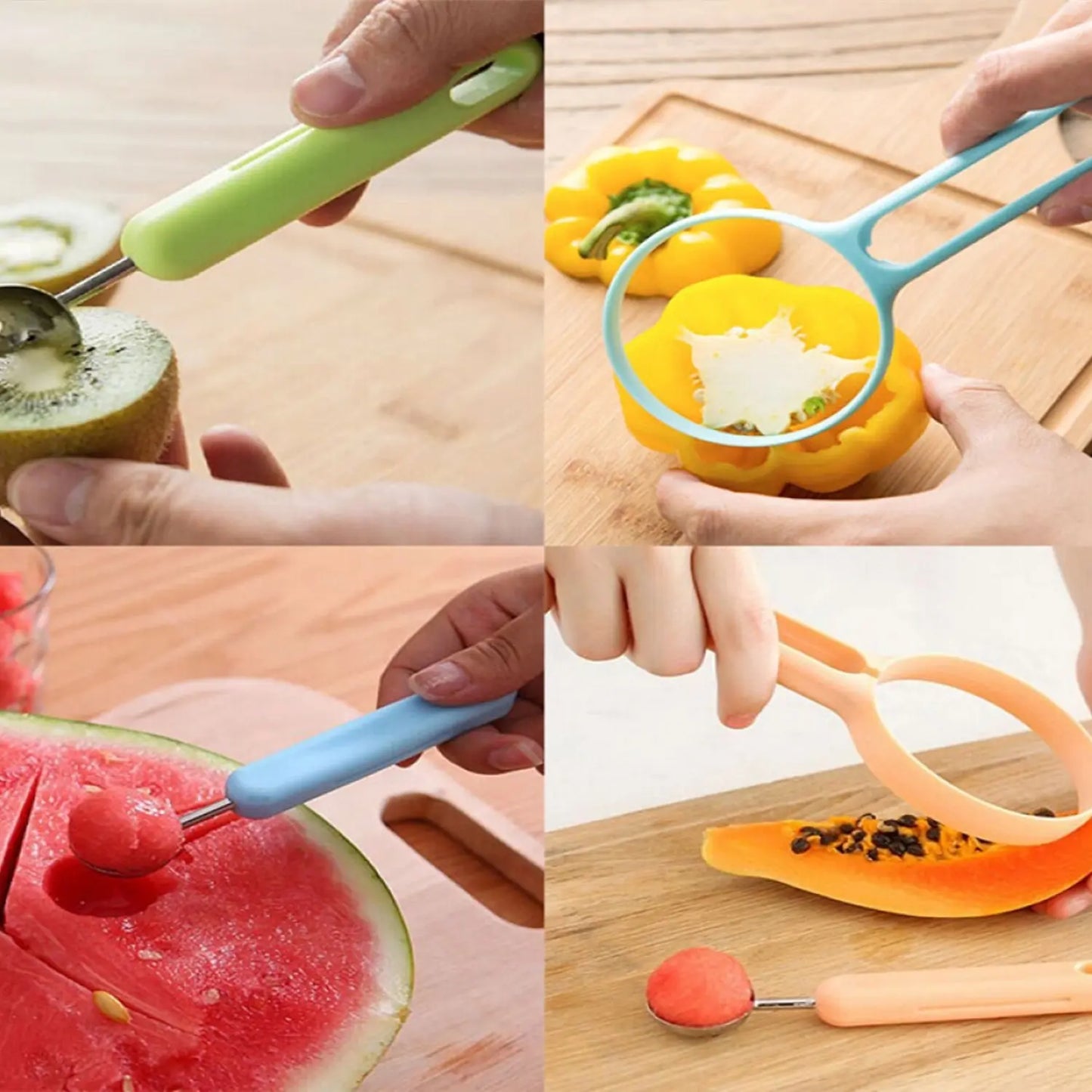 2 - in - 1 Soft Fruit Peeler & Baller – Multipurpose Kitchen Tool - Chestore