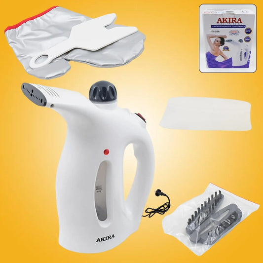 2 - in - 1 Portable Handheld Steamer – For Clothes & Facial Use | Quick Steam Technology - Chestore