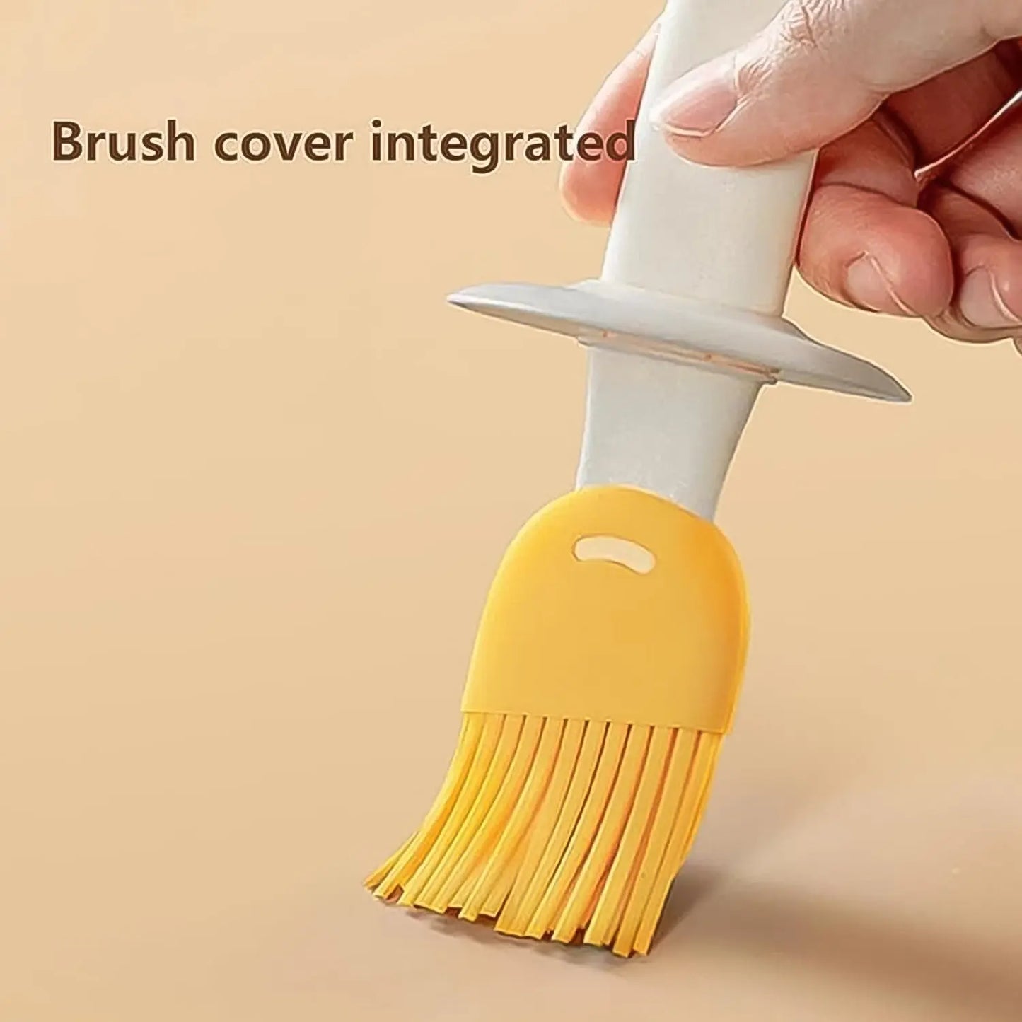 2 - in - 1 Oil Dispenser Bottle with Silicone Basting Brush - Chestore