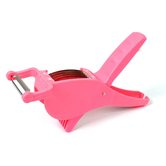 🥕 2 - in - 1 Multi - Functional Vegetable & Fruit Cutter with Peeler (5 Blades) - Chestore