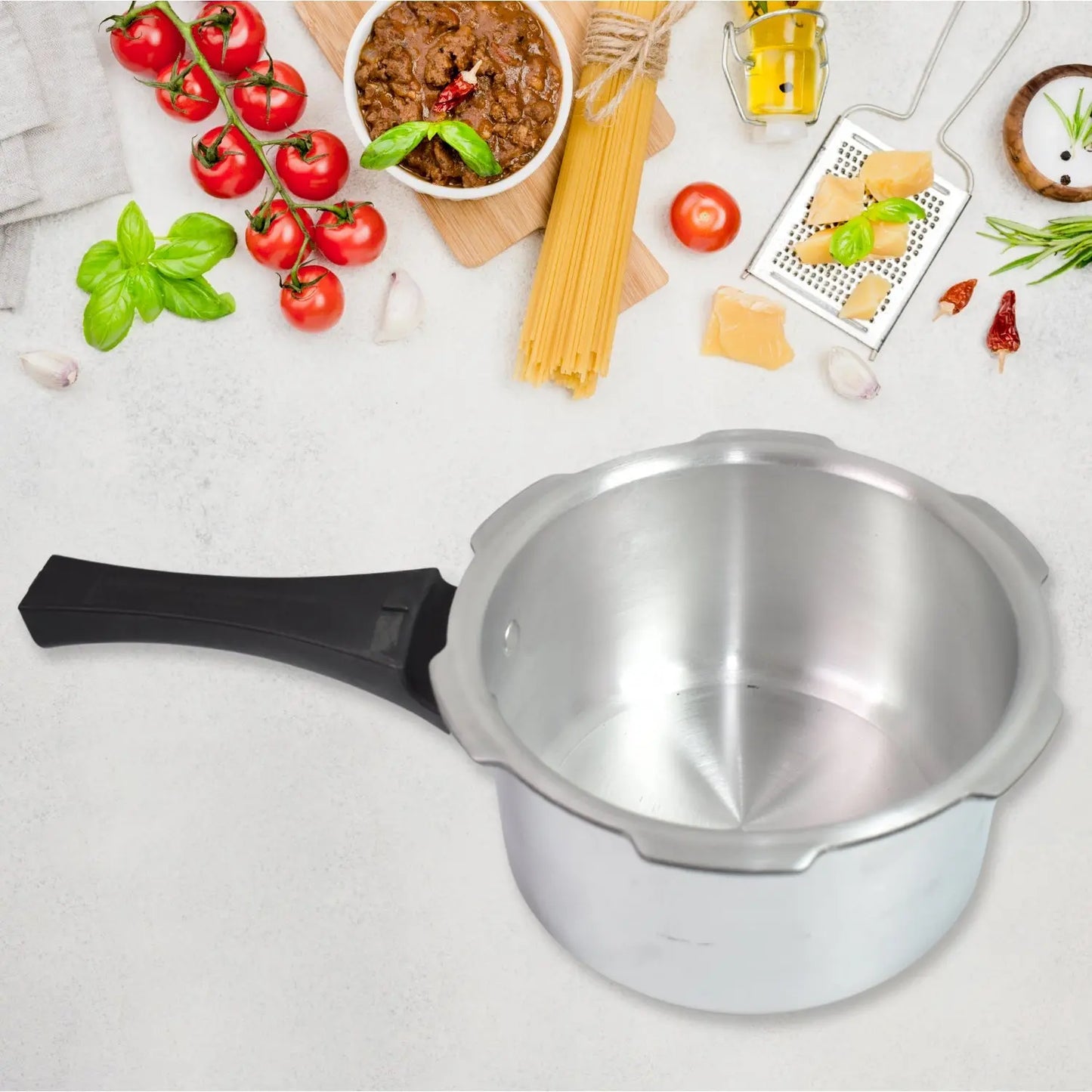 🍲 Aluminium Rays Pearl Pressure Cooker with Outer Lid – 2.5 Litres - Chestore