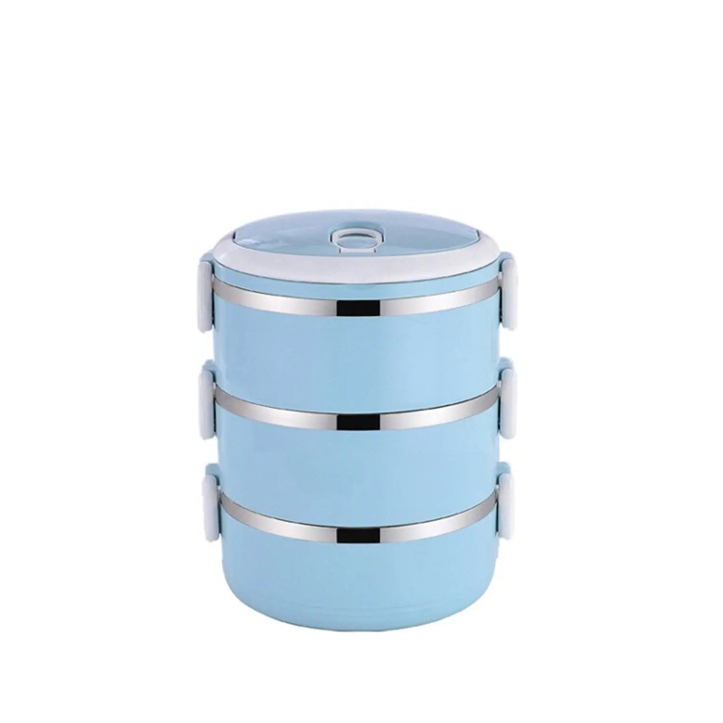 Multi - Layer Stainless Steel Hot Lunch Box – 3 Layer - Chestore