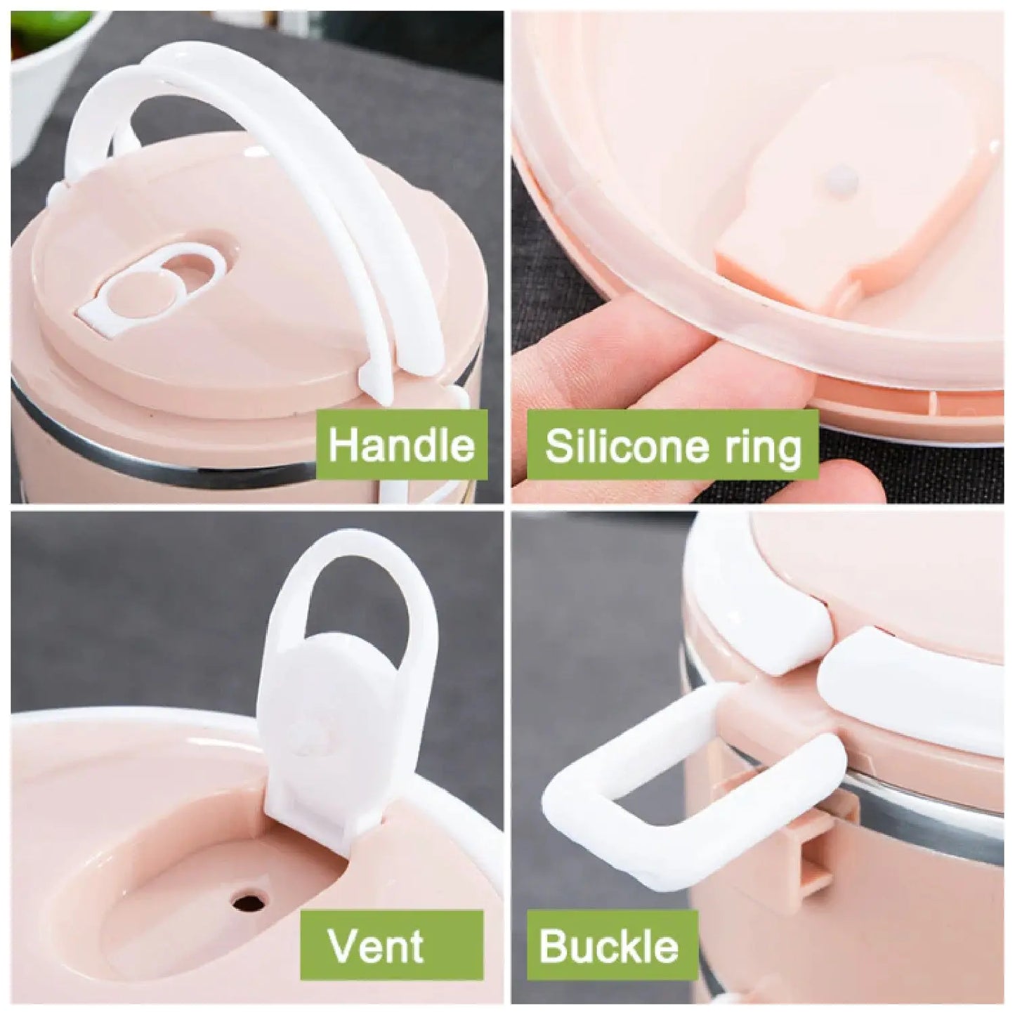 Multi - Layer Stainless Steel Hot Lunch Box – 3 Layer - Chestore