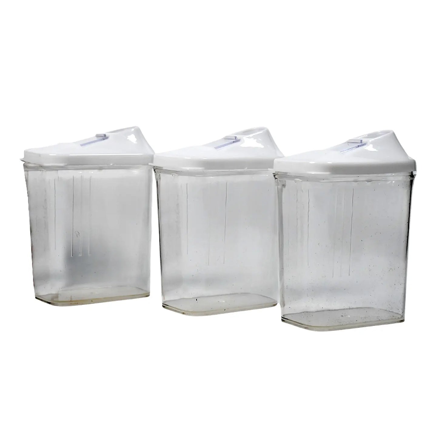 3 - Piece Transparent Kitchen Storage Jar Set – Airtight & Durable - Chestore