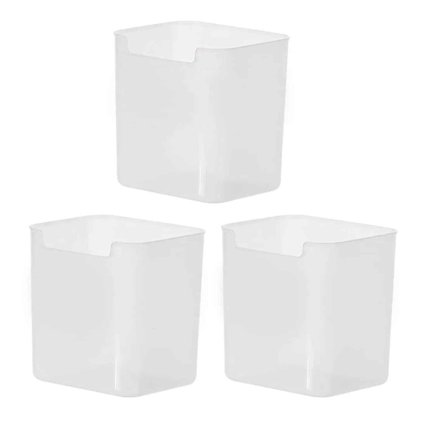 3 - Piece Clear Plastic Organizer Tray Set – Versatile Storage Solution - Chestore