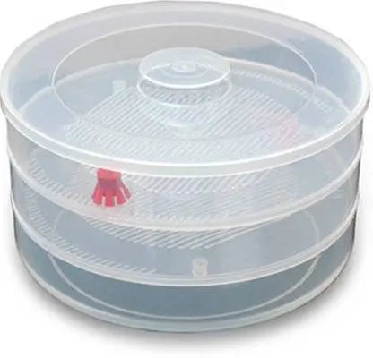 3 - Compartment Plastic Sprout Maker – Efficient Seed Sprouting for Home Use - Chestore