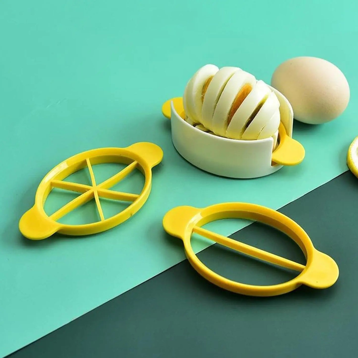 3 - in - 1 Egg Slicer | Boiled & Preserved Egg Slicer for Home & Restaurant Kitchen - Chestore