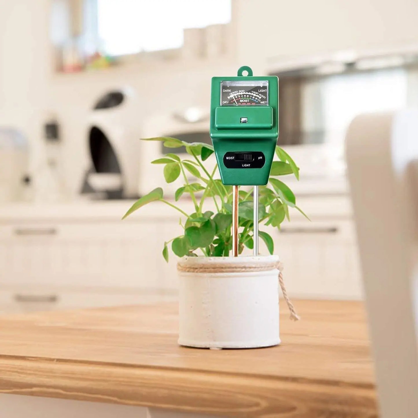 3 - Way Soil Meter & pH Testing Meter – Precision Garden Monitoring Tool 🌱📏 - Chestore