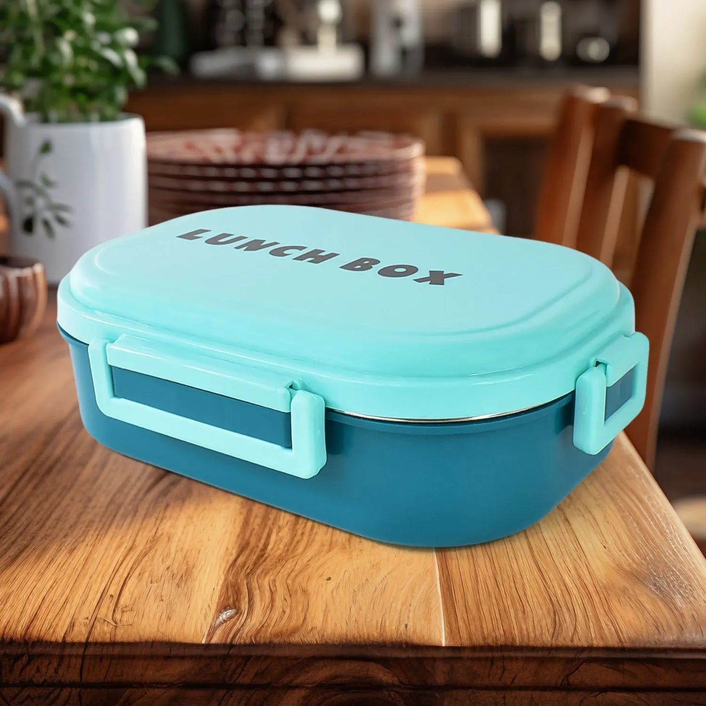 3 - in - 1 Stainless Steel Lunch Box – Leakproof, Insulated & Includes Spoon 🍱🔥❄️ - Chestore