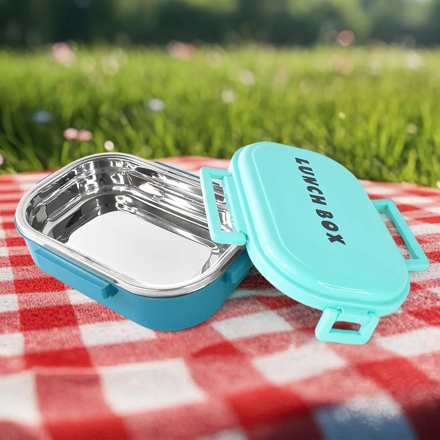 3 - in - 1 Stainless Steel Lunch Box – Leakproof, Insulated & Includes Spoon 🍱🔥❄️ - Chestore