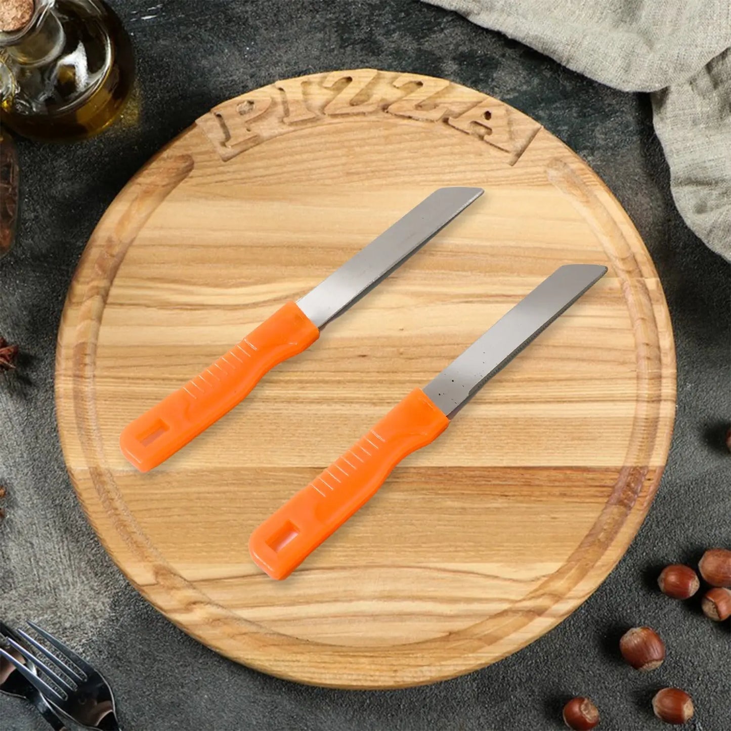 3 - in - 1 Stainless Steel Kitchen Knife Set – Cutting, Peeling & Chopping - Chestore