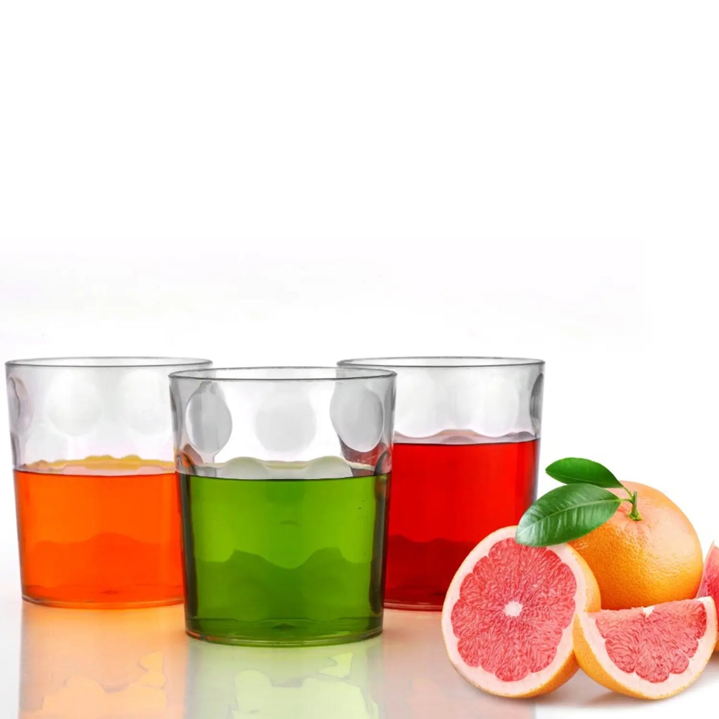 Multi - Purpose Unbreakable Drinking Glass Set – 300ml (Set of 6) | Durable & Stylish - Chestore