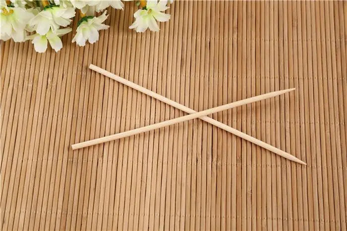 Camping Bamboo BBQ Skewers – 30cm Wooden Shish Kabob Sticks for Grilling - Chestore