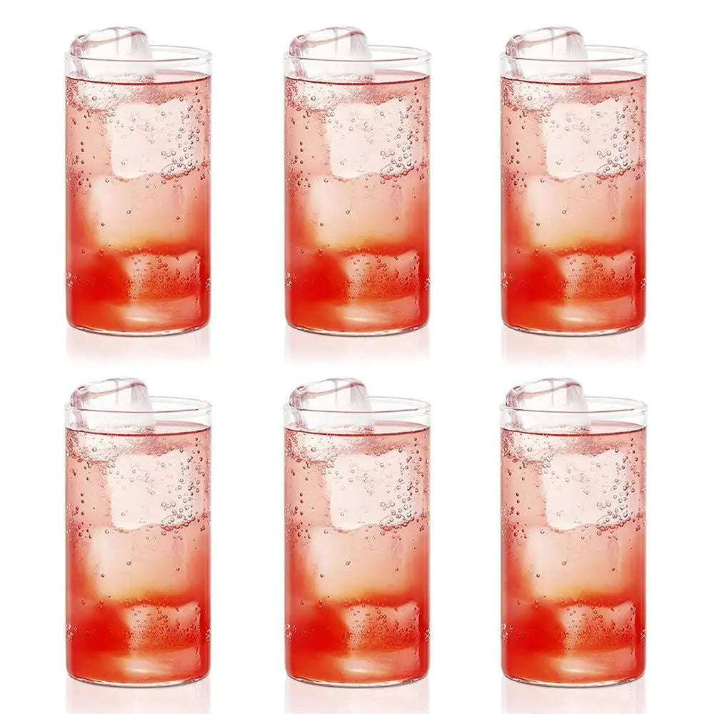 Heavy - Duty Unbreakable Transparent Plastic Glasses – 330ml (Set of 6) - Chestore