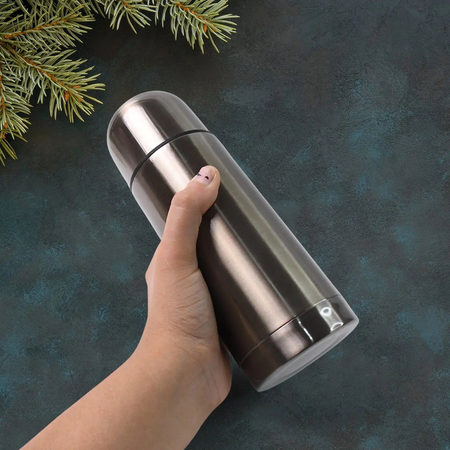 350ml Stainless Steel Hot & Cold Water Bottle with Push - Down Lid – Leak - Proof & Insulated - Chestore