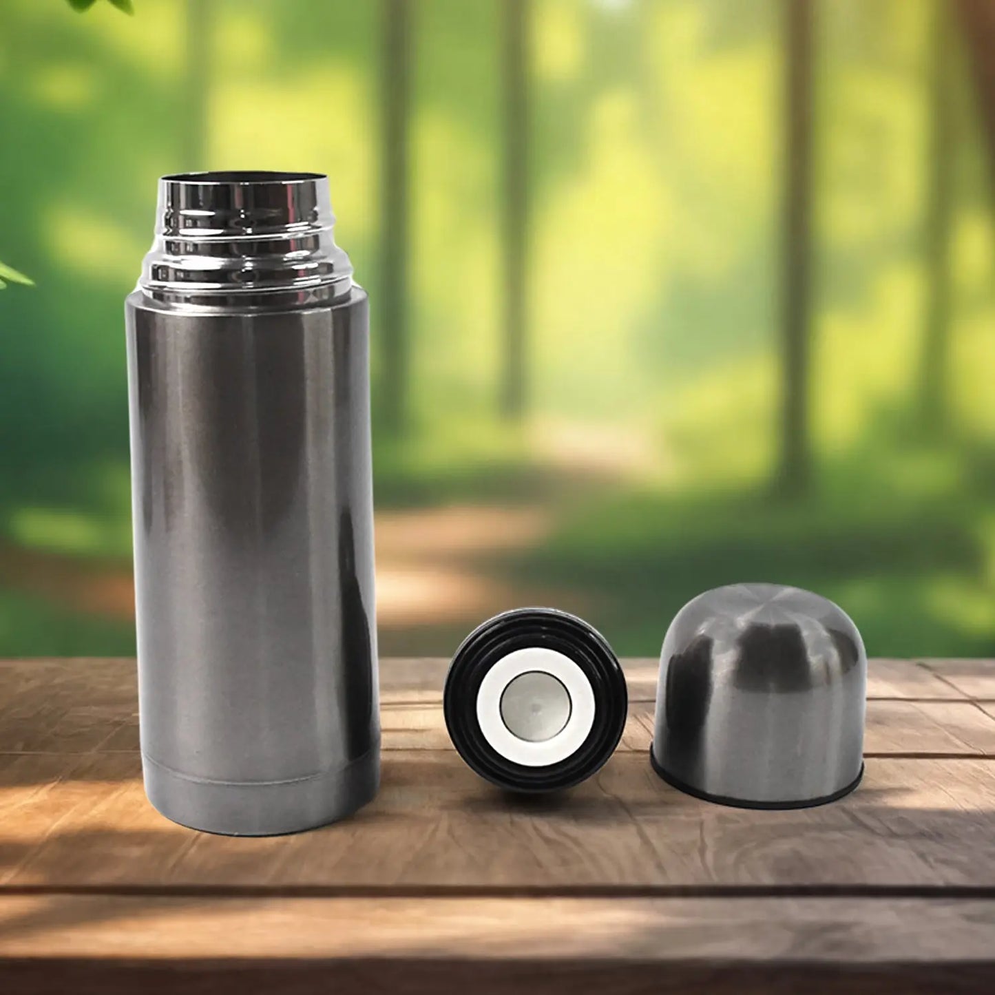 350ml Stainless Steel Hot & Cold Water Bottle with Push - Down Lid – Leak - Proof & Insulated - Chestore