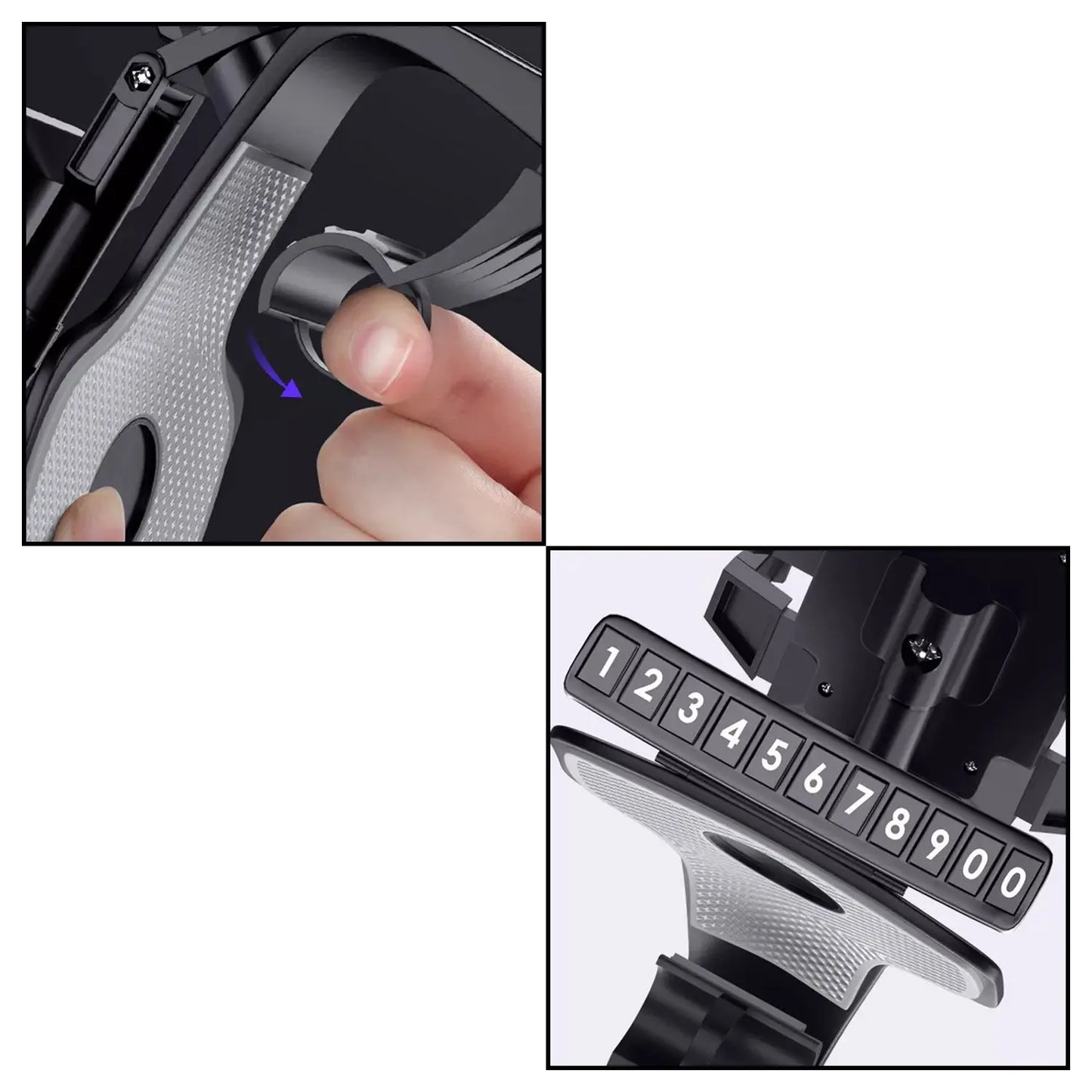 360° Car Mobile Phone Holder Mount Stand – One - Hand Operation for Dashboard 🚗📱 - Chestore