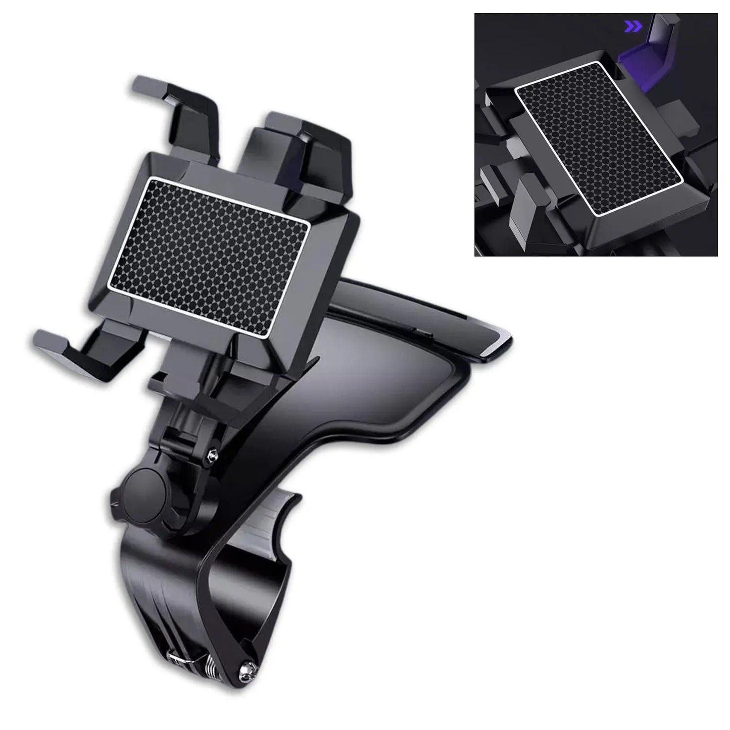 360° Car Mobile Phone Holder Mount Stand – One - Hand Operation for Dashboard 🚗📱 - Chestore