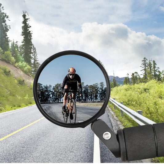 360° Rotatable & Foldable Bar - End Bike Mirror 🚴‍♂️🔍 - Chestore