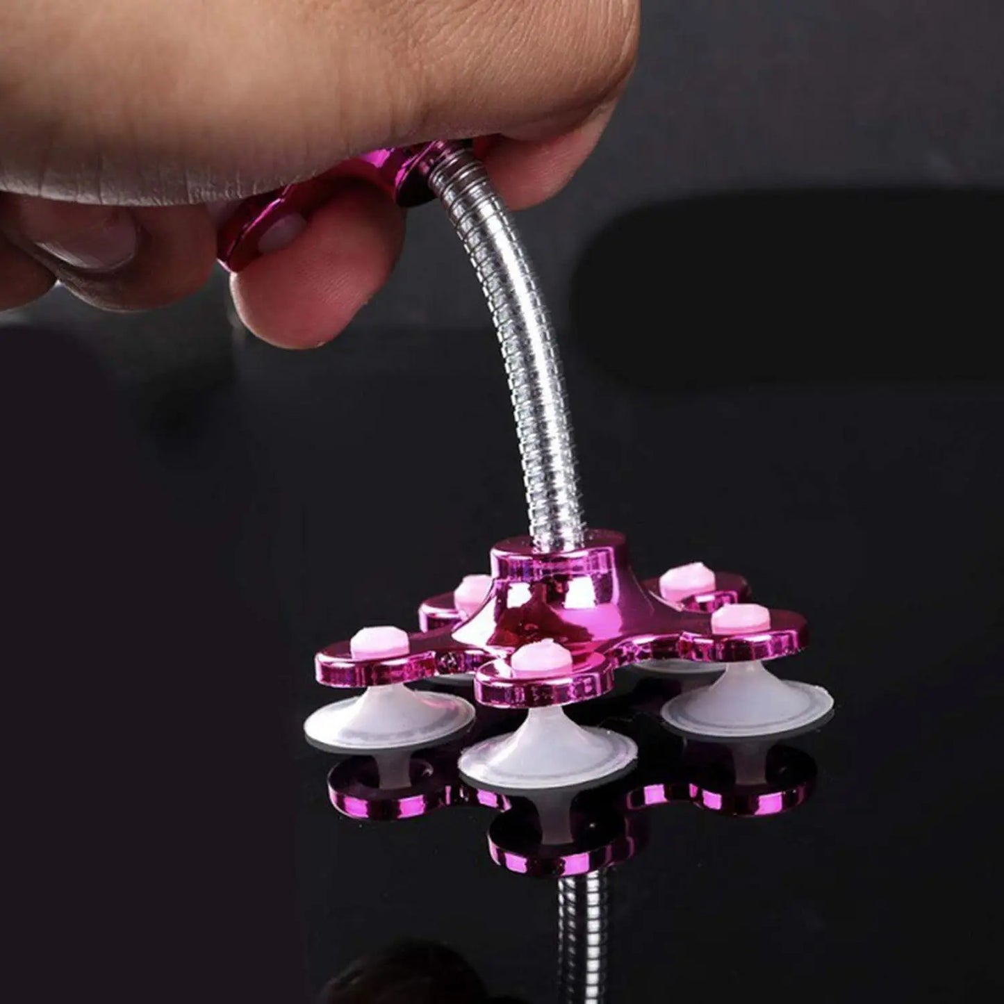 360° Rotatable Phone Holder with Double - Sided Suction Cup - Multi - Function Mobile Stand - Chestore
