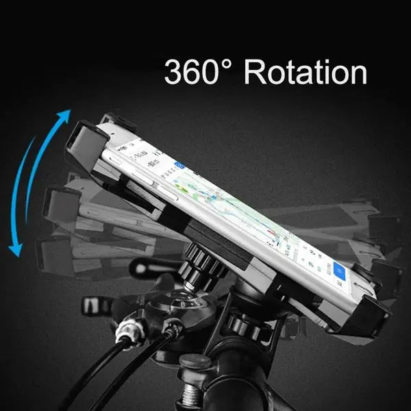 Bike Phone Mount – Anti - Shake Stable Cradle Clamp with 360° Rotation 🚴‍♂️📱 - Chestore