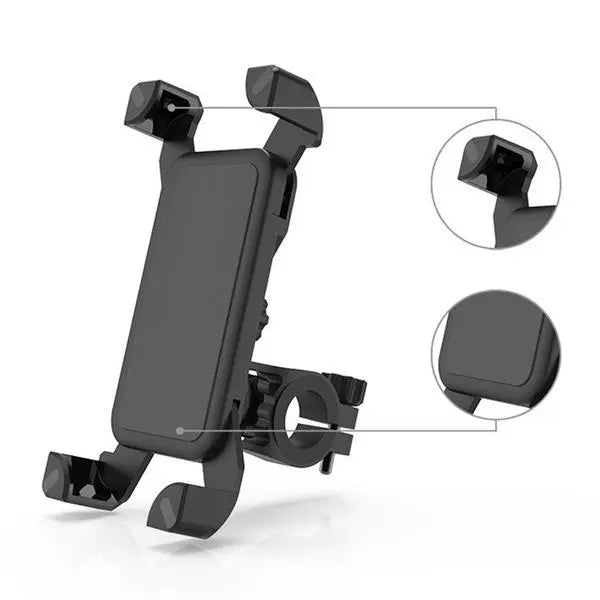 Bike Phone Mount – Anti - Shake Stable Cradle Clamp with 360° Rotation 🚴‍♂️📱 - Chestore