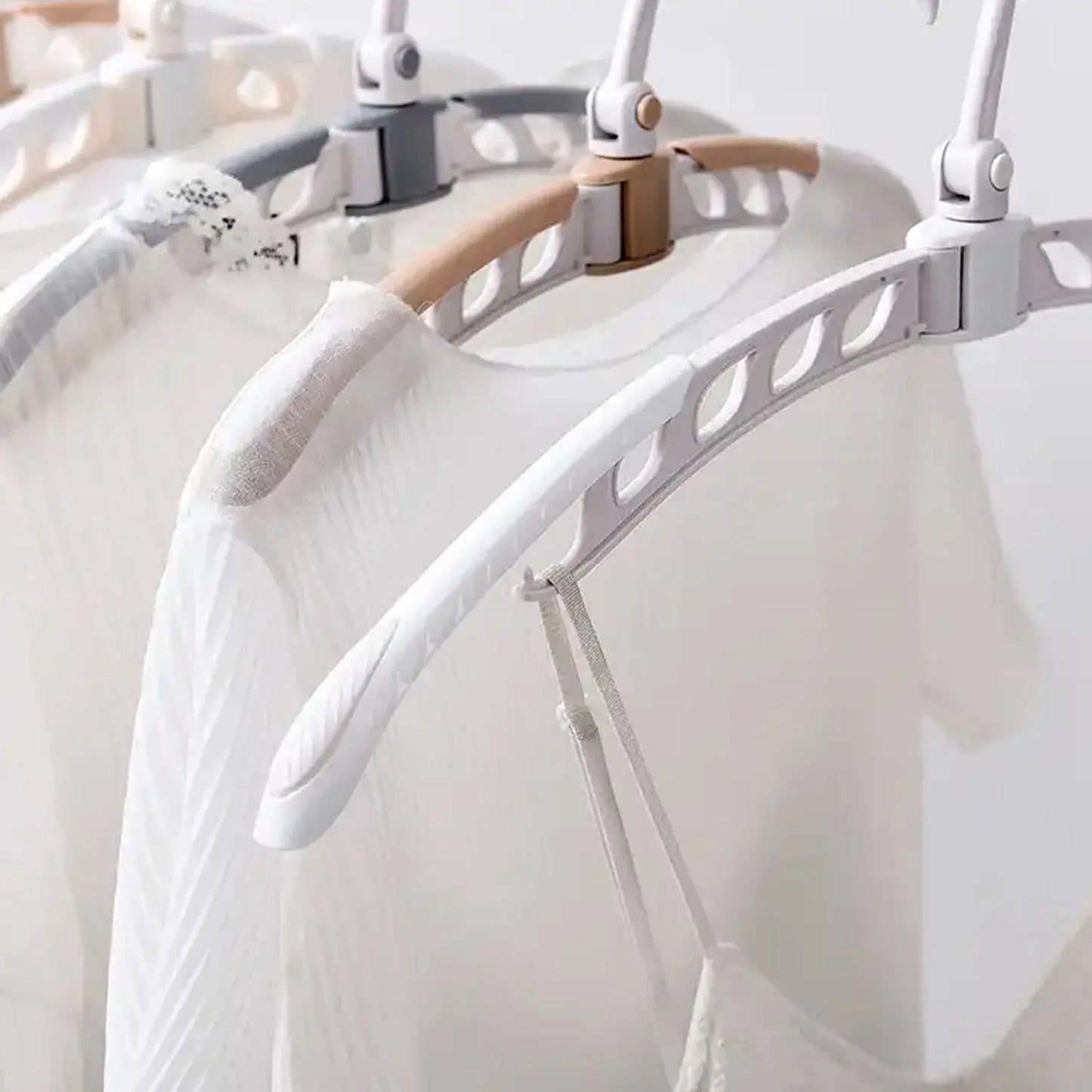 Portable 360° Rotating Folding Clothes Hanger – Travel - Friendly & Adjustable - Chestore