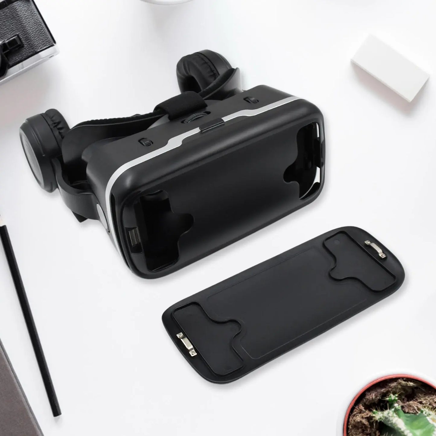 3D VR Glasses with Headphones – Virtual Reality Headset - Chestore