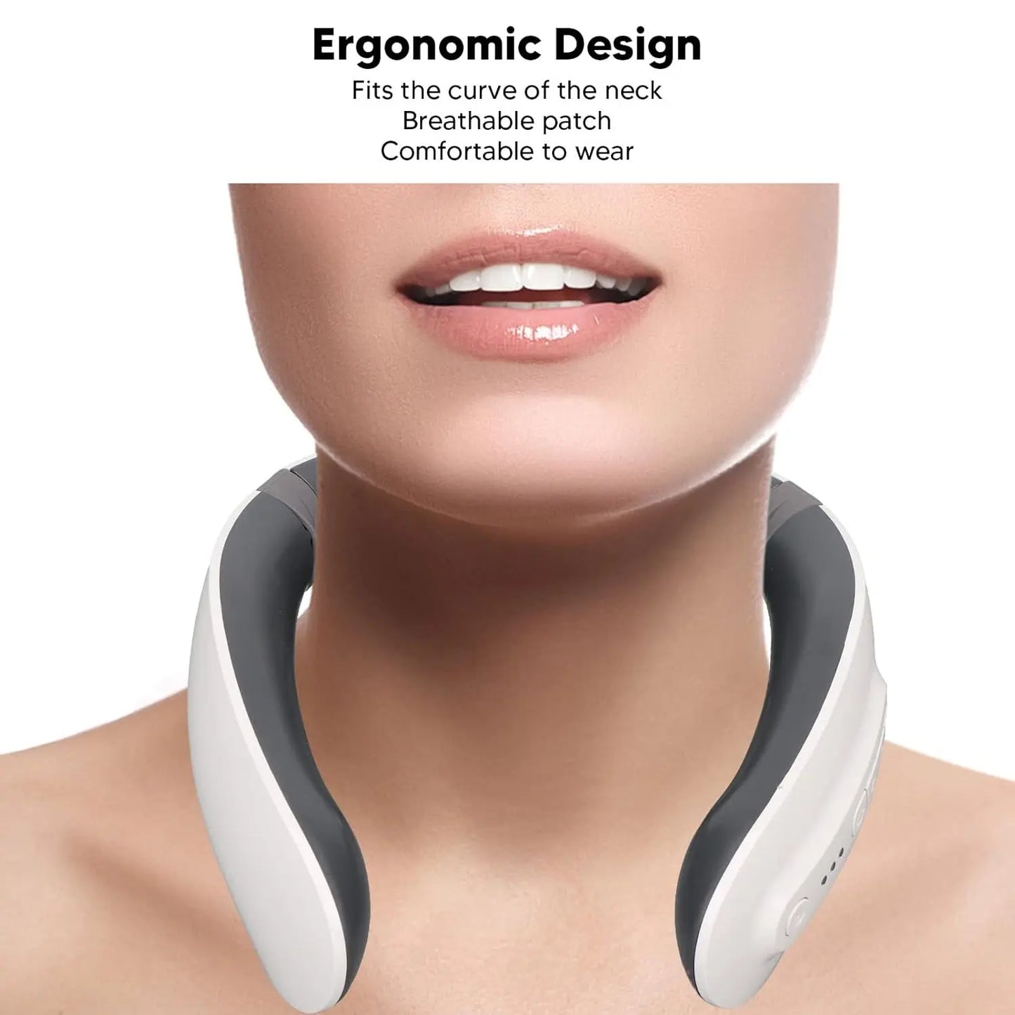 4 Heads Smart Electric Neck And Back Pulse Massager (1 Pc) - Chestore