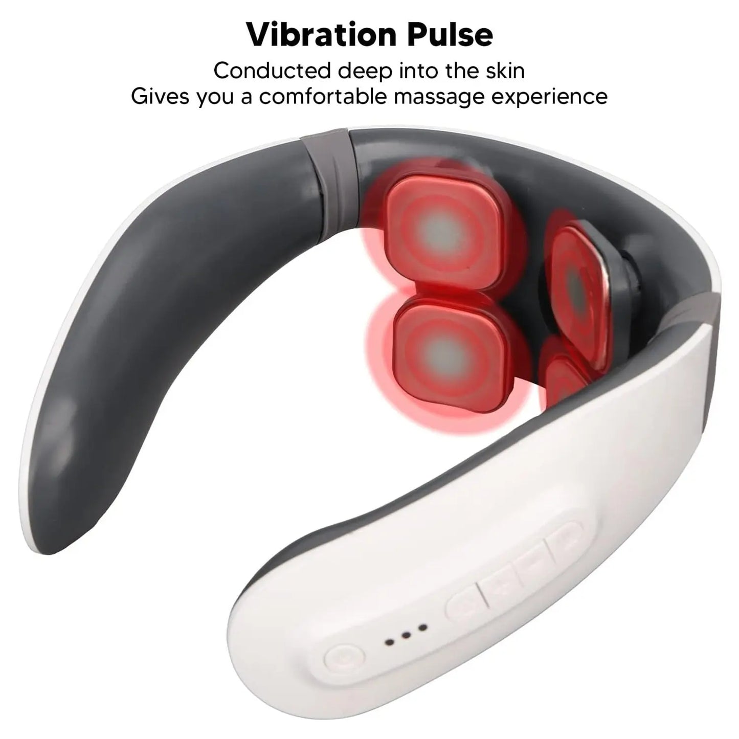 4 Heads Smart Electric Neck And Back Pulse Massager (1 Pc) - Chestore