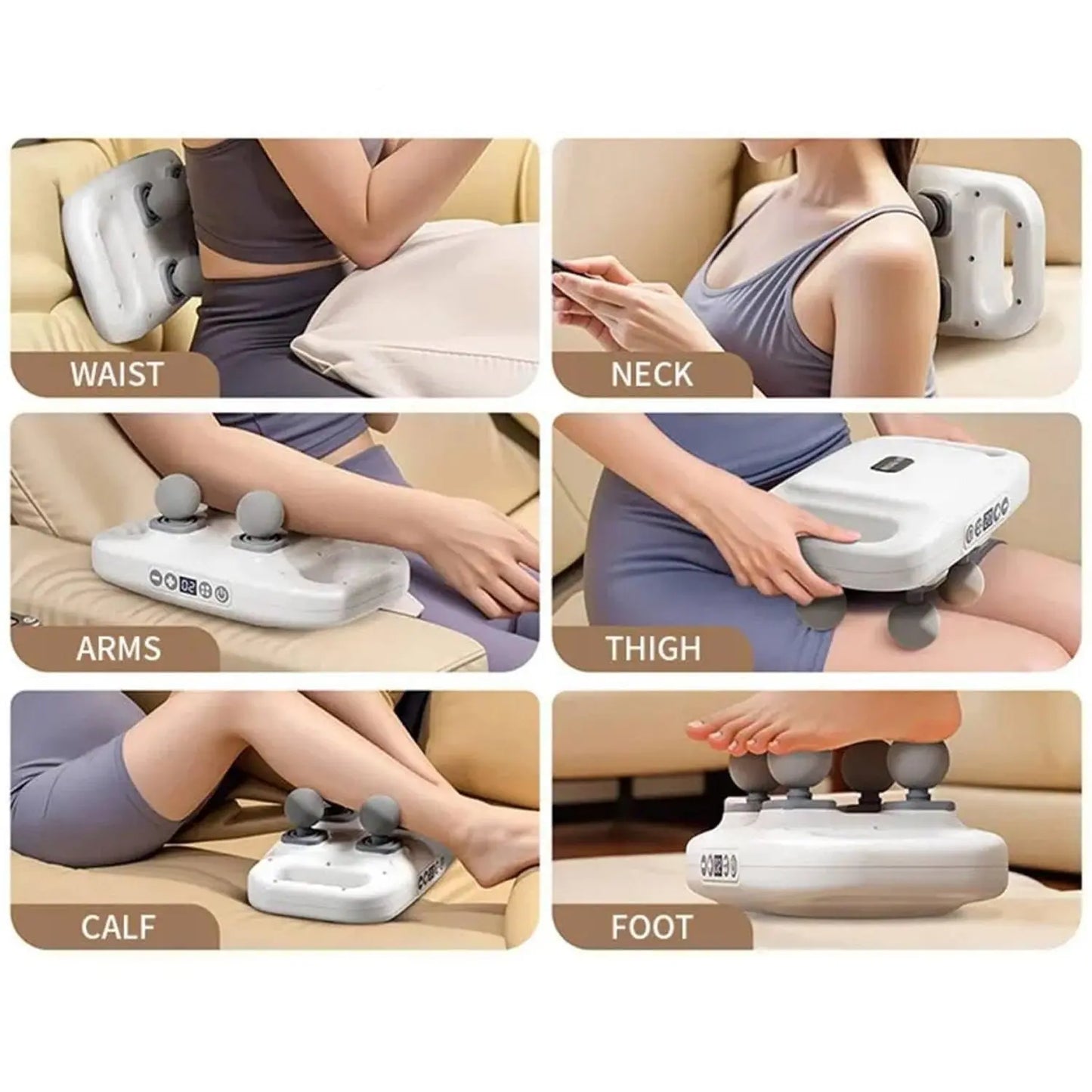 4 Heads Massage Gun Machine For Pain Relief - Chestore