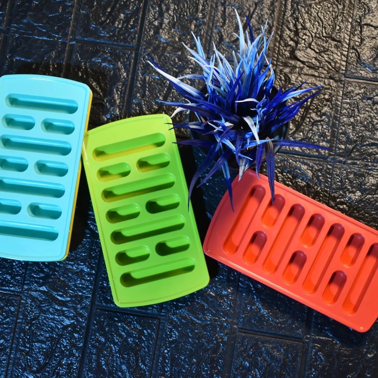 4 - Piece Fancy Ice Tray Set | Multi - Purpose Ice Cube Molds for Household Use - Chestore