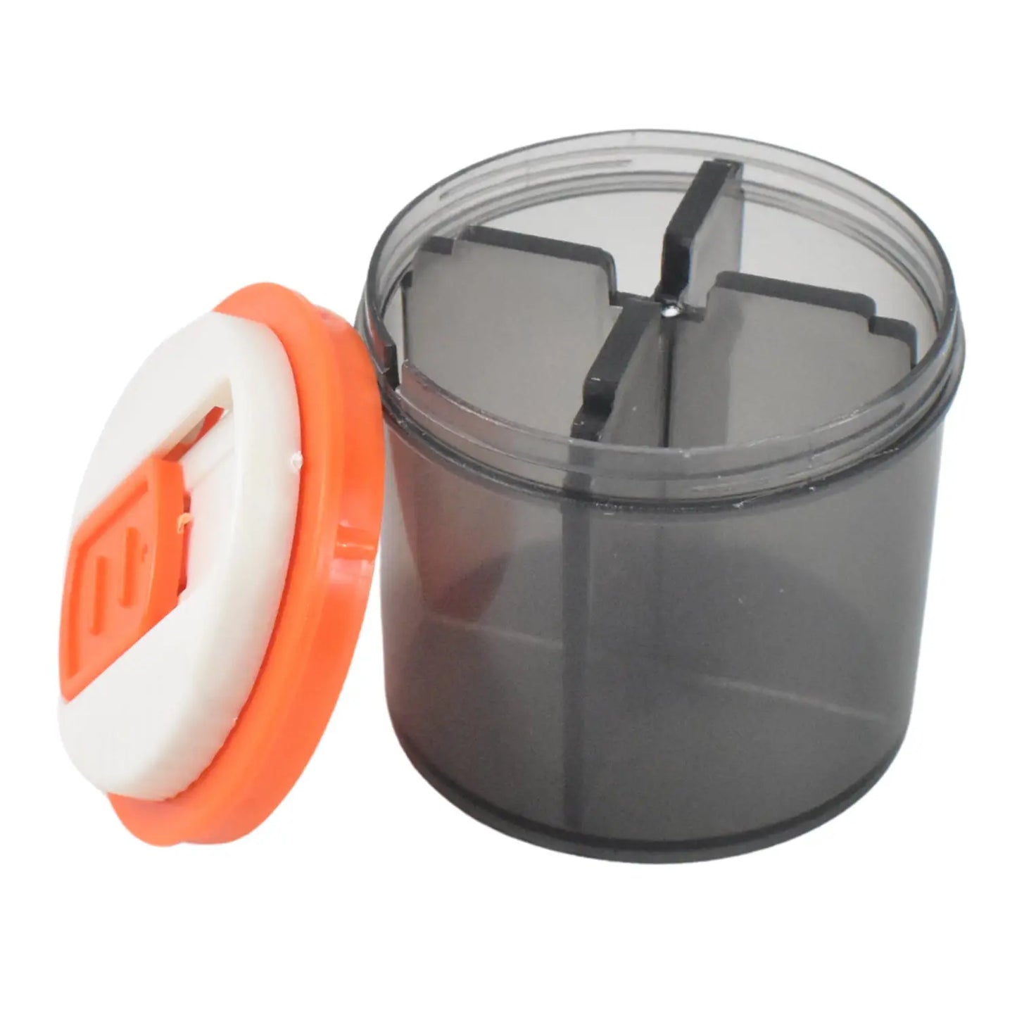 Plastic 4 Section Pill Box Organizer (1 Pc Mix Color) - Chestore