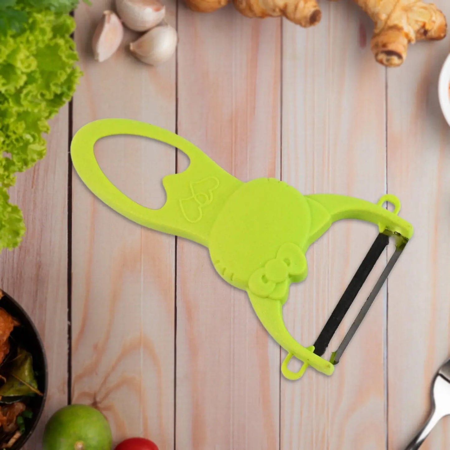 4 - Piece Kitchen Cutting Set – Scissors, Peeler, Grater, Slicer & Knife 🔪✨ - Chestore