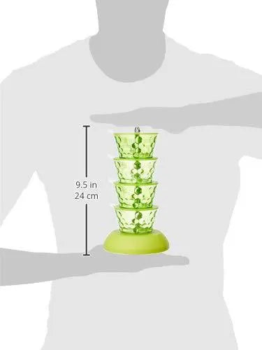4 - in - 1 Multipurpose 360° Rotating Pickle Rack Container – Kitchen Organizer - Chestore