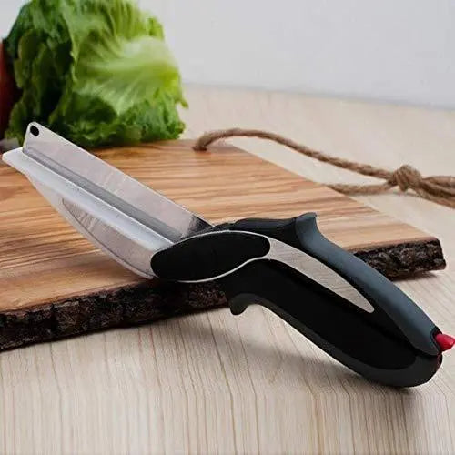 Stainless Steel 4 - in - 1 Clever Cutter – Versatile Kitchen Tool for Cutting & Slicing - Chestore