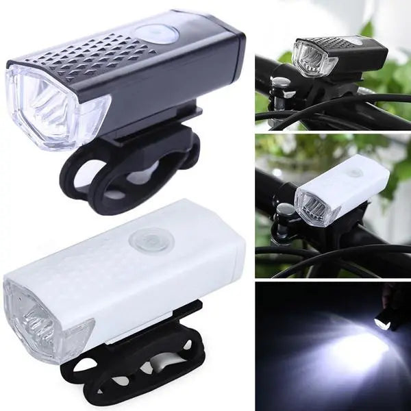 USB Rechargeable Bicycle Light Set – 400 Lumen Super Bright Headlight 🚴‍♂️💡 - Chestore