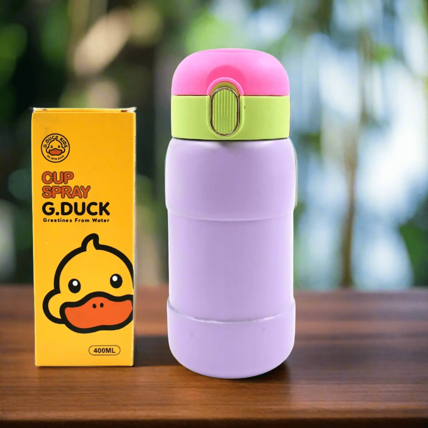 400ml Stainless Steel Water Bottle – Cute, Spill - Proof & BPA - Free for Kids & Adults 🦆🚰✨ - Chestore