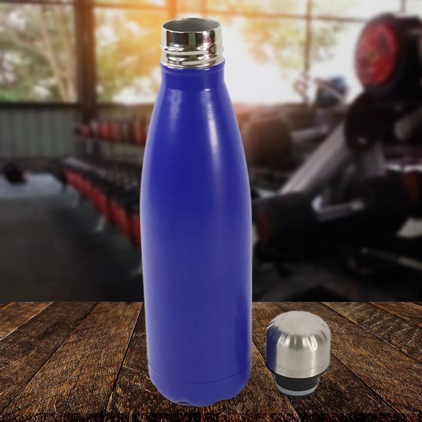 Stainless Steel Single Wall Water Bottle – 400ml | Leak - Proof & Eco - Friendly Bottle for Travel, Office, Gym - Chestore