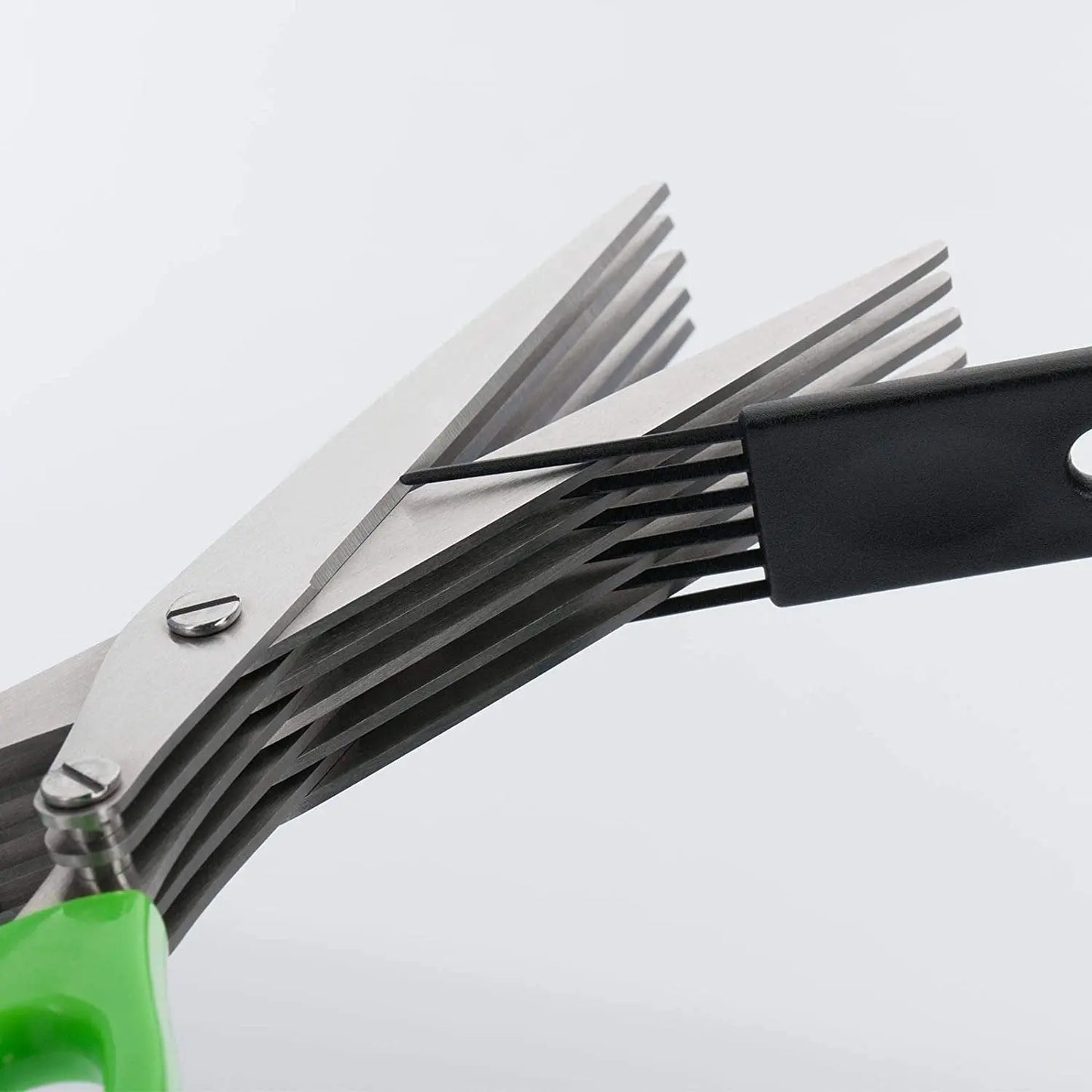 5 - Blade Stainless Steel Herb Scissors – Multipurpose Kitchen Cutting Tool - Chestore