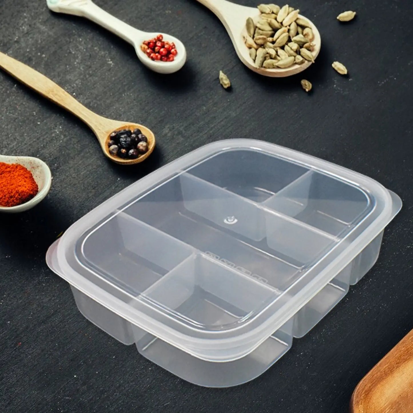 5 - Compartment Reusable Lunch Box – BPA - Free & Leakproof 🍱✨ - Chestore