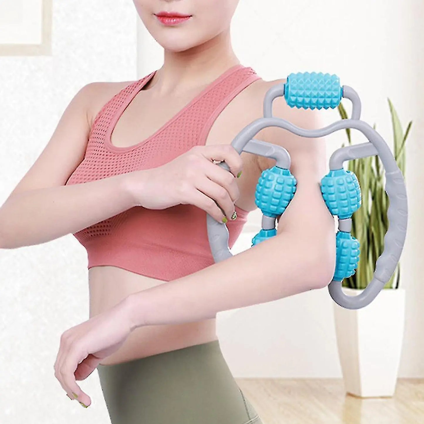 5 - Wheel Muscle Massage Roller – Relieve Soreness & Improve Recovery | Full Body Fitness Relaxation Tool - Chestore