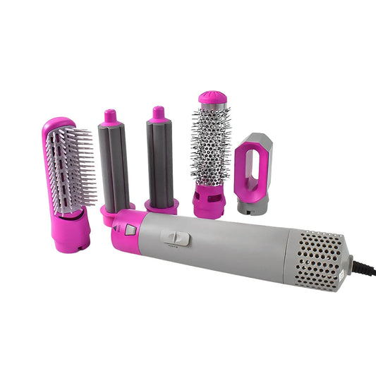 5 - in - 1 Hair Dryer Brush | Multifunctional Hot Air Styler for Volume, Smoothness & Shine - Chestore